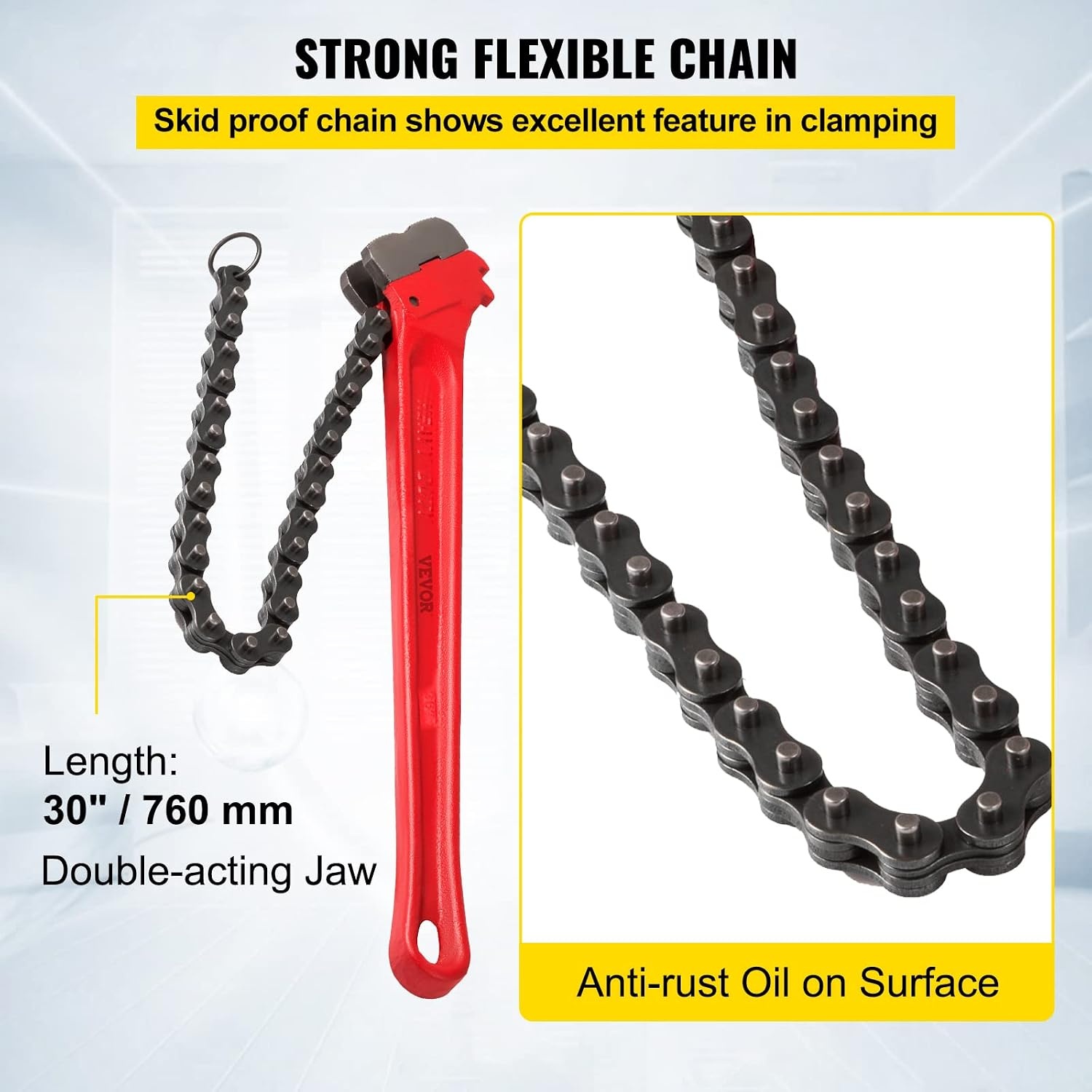 Mophorn Ketting Sleutel Oranje 36 inch - 35% Korting