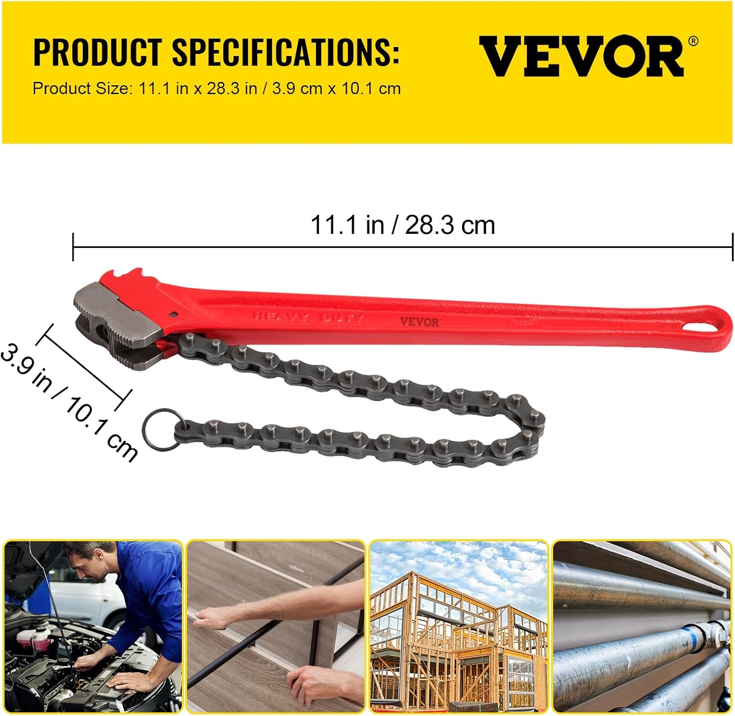 Mophorn Ketting Sleutel Oranje 36 inch - 35% Korting