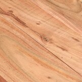 Eettafel Massief Acaciahout Zwart 140x70x76 cm - 35% Korting