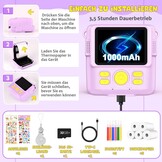 Digitale Kinder Camera met Printer - Paars - 33% Korting