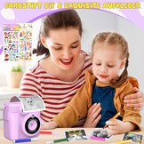 Digitale Kinder Camera met Printer - Paars - 33% Korting