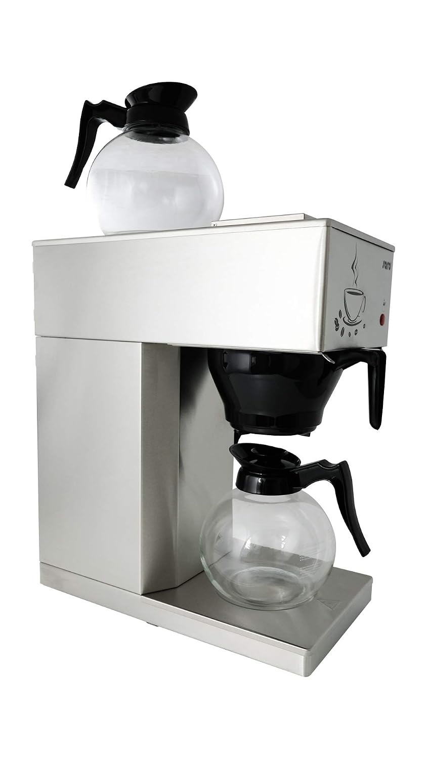 Saro Koffiezetapparaat Eco (1.8L, 2000W) - Chroom - 35% Korting