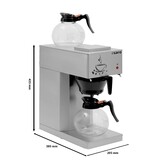 Saro Koffiezetapparaat Eco (1.8L, 2000W) - Chroom - 35% Korting
