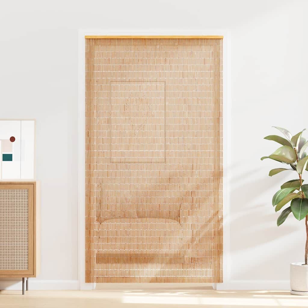 VidaXL Bamboe Vliegengordijn 120x220 cm - 59% Korting
