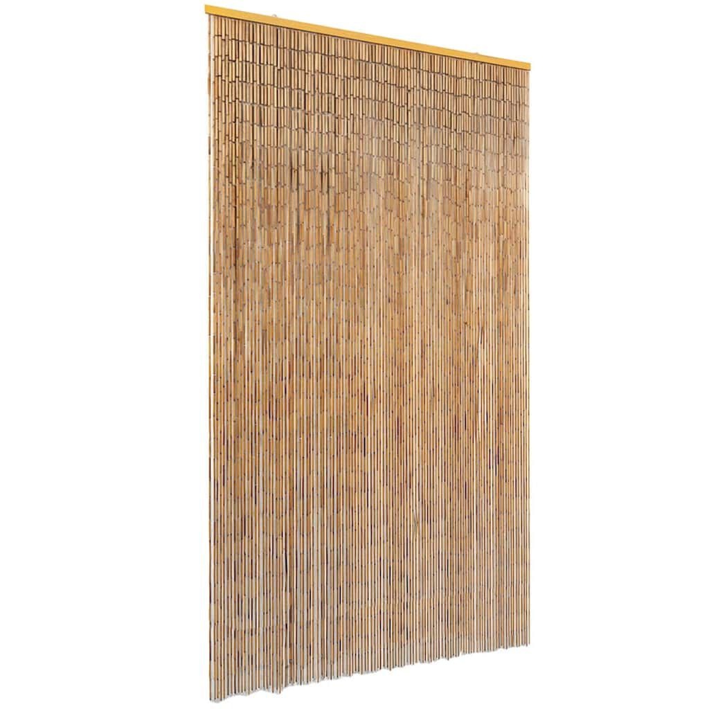 VidaXL Bamboe Vliegengordijn 120x220 cm - 59% Korting