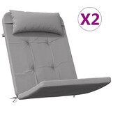 vidaXL Stoelkussens Adirondack Grijs (34% Korting)