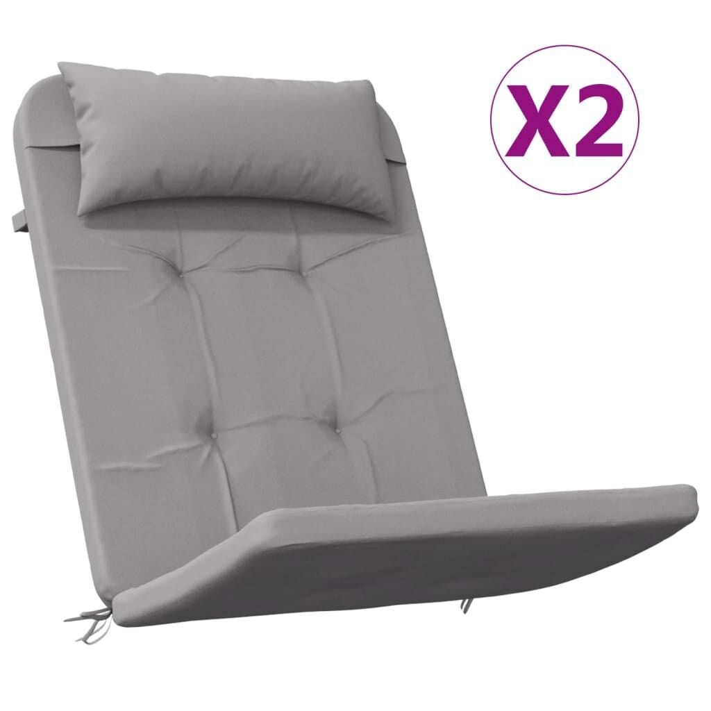 vidaXL Stoelkussens Adirondack Grijs (34% Korting)