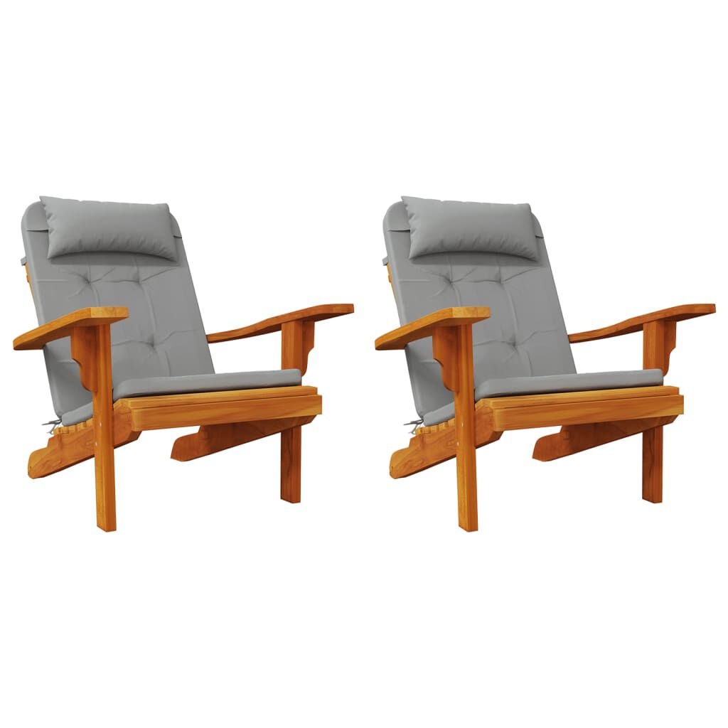 vidaXL Stoelkussens Adirondack Grijs (34% Korting)