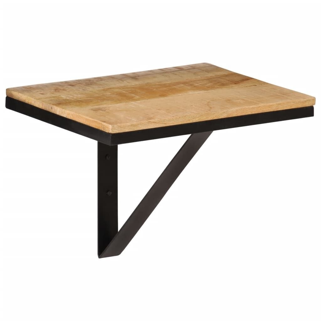 vidaXL Wandschap 40x30x32 cm Mangohout & IJzer - 33% Korting