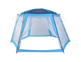 VidaXL Zwembadtent Blauw 500x433x250 cm - 34% Korting