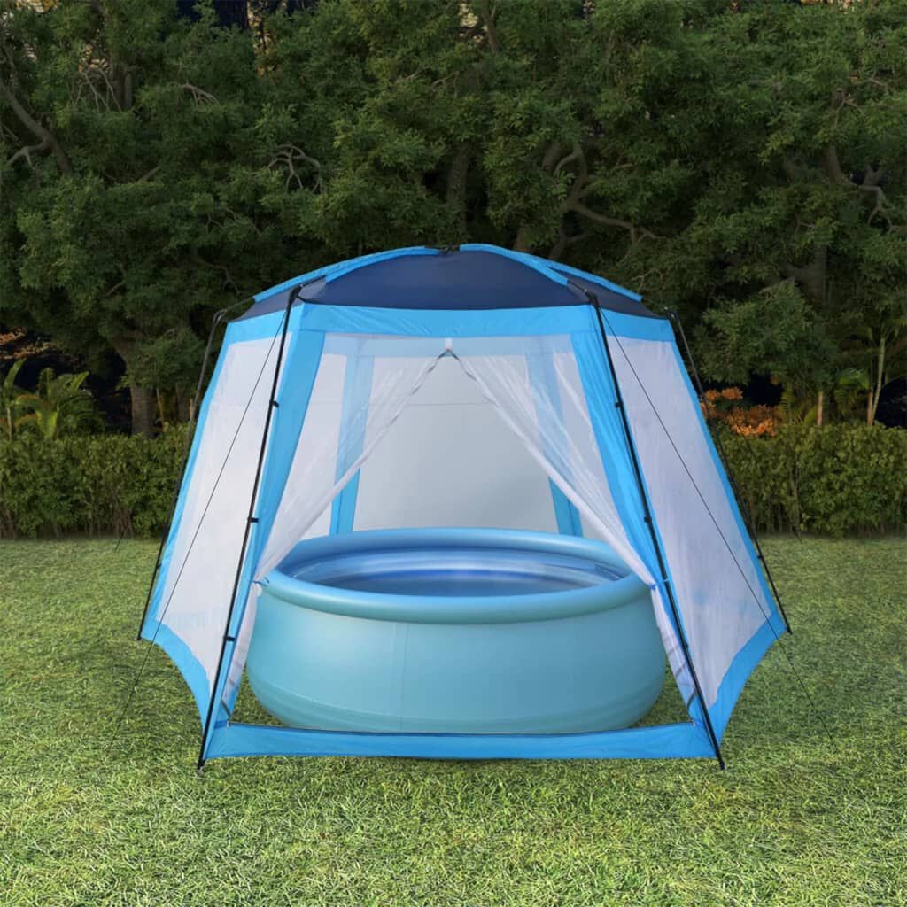VidaXL Zwembadtent Blauw 500x433x250 cm - 34% Korting