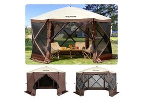 Pop-up Paviljoentent 3,6x3,6m 6-hoekig - 35% Korting!
