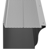 VEVOR, 5 "Breedte 2 Aluminium Bladfilter DIY Cover, 26 STKS 31,7 m Totale Lengte, 0,157" Gat Diameter & 0,02 inch Dikke Raptor Guards Past Op Elk Dak of Goot Type, Zilver