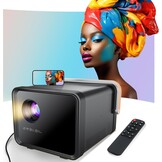 Weelikeit Projector, draagbare miniprojector 1080P HD 4K-ondersteuning, thuisbioscoopfilmprojector met 5G WiFi 6 en Bluetooth, buitenvideoprojector voor iPhone/Android/TV-stick/HDMI/USB/laptop/DVD/PS5