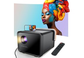 Draagbare Beamer 1080P Zwart Rood - 52% Korting