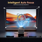 Weelikeit Projector, draagbare miniprojector 1080P HD 4K-ondersteuning, thuisbioscoopfilmprojector met 5G WiFi 6 en Bluetooth, buitenvideoprojector voor iPhone/Android/TV-stick/HDMI/USB/laptop/DVD/PS5