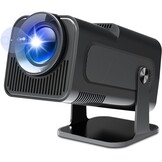 Nieuwe Collectie HY320 Mini Draagbare Auto Keystone Projector, Native 1080P Smart Projector 4K FHD Ondersteuning 10000 Lumen met WiFi 6, BT 5.0, 180 Graden Rotatie, Ingebouwde Android 11.0