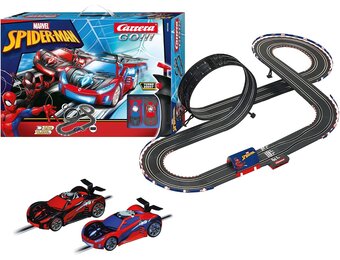 Carrera - 20062580 - Carrera GO!!! Spider Racing Racebaanset, racebaan met gelicentieerde slotcars, tot 2 spelers, voor kinderen vanaf 6 jaar en volwassenen