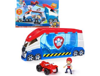 PAW Patrol - Transformerende PAW Patroller met voertuigwerpers lichten en geluiden Ryder-actiefiguur en ATV-speelgoedauto