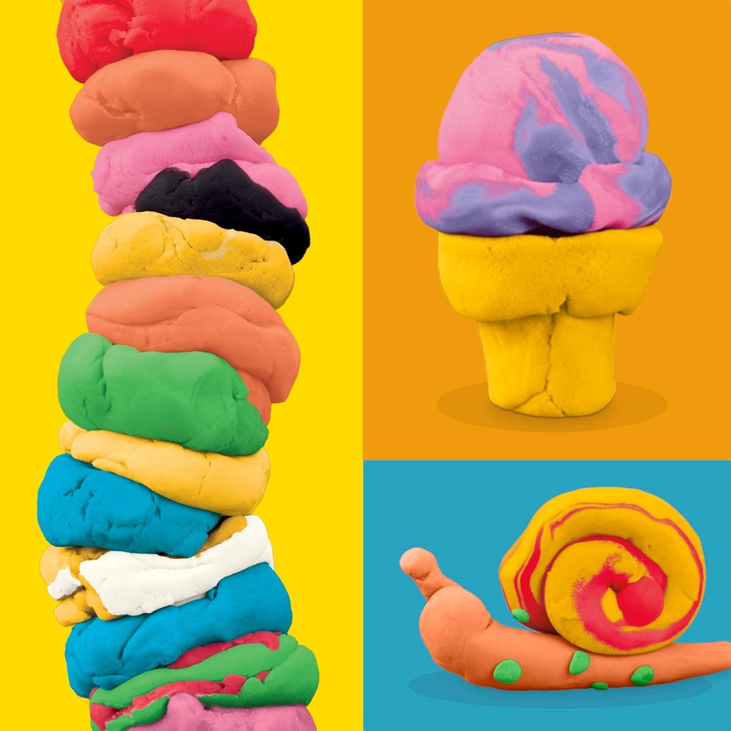 Hasbro Play-Doh Favoriete kleuren, verpakking met 9 potjes, knutselen voor kinderen