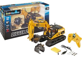 RC Graafmachine Digger 2.0 - 41% Korting! Metalen Schep, Kettingaandrijving