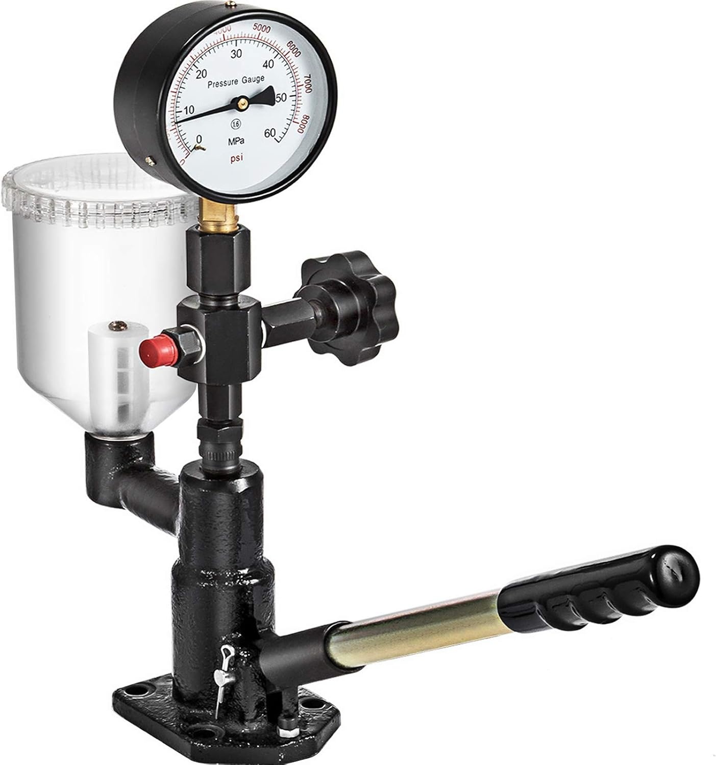 VEVOR Spuitpomp Injectoren 600 bar Injector Tester Diesel Injectie Mondstuk Tester met Drukmanometer 6190/6200/6170 voor het kalibreren van de Brandstofdruk