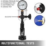 VEVOR Spuitpomp Injectoren 600 bar Injector Tester Diesel Injectie Mondstuk Tester met Drukmanometer 6190/6200/6170 voor het kalibreren van de Brandstofdruk