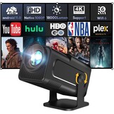 XGODY Gimbal5 Smart Mini Beamer, Native 1080P Full HD Projector, Android 11, WiFi 6, Zwart