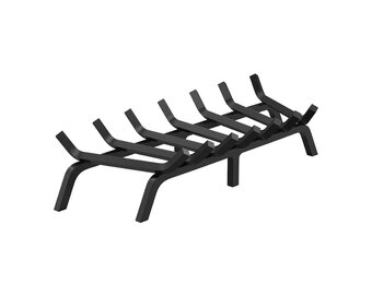 VEVOR Schoorsteenrooster, schoorsteenrooster voor zware lasten 76 cm met 6 steunpoten, 3/4 inch stangen van gepoedercoat massief staal, houder voor brandhout