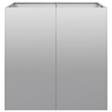 vidaXL Plantenbak 80x80x80 cm gegalvaniseerd staal