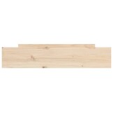 vidaXL Bedlades 2 st massief grenenhout