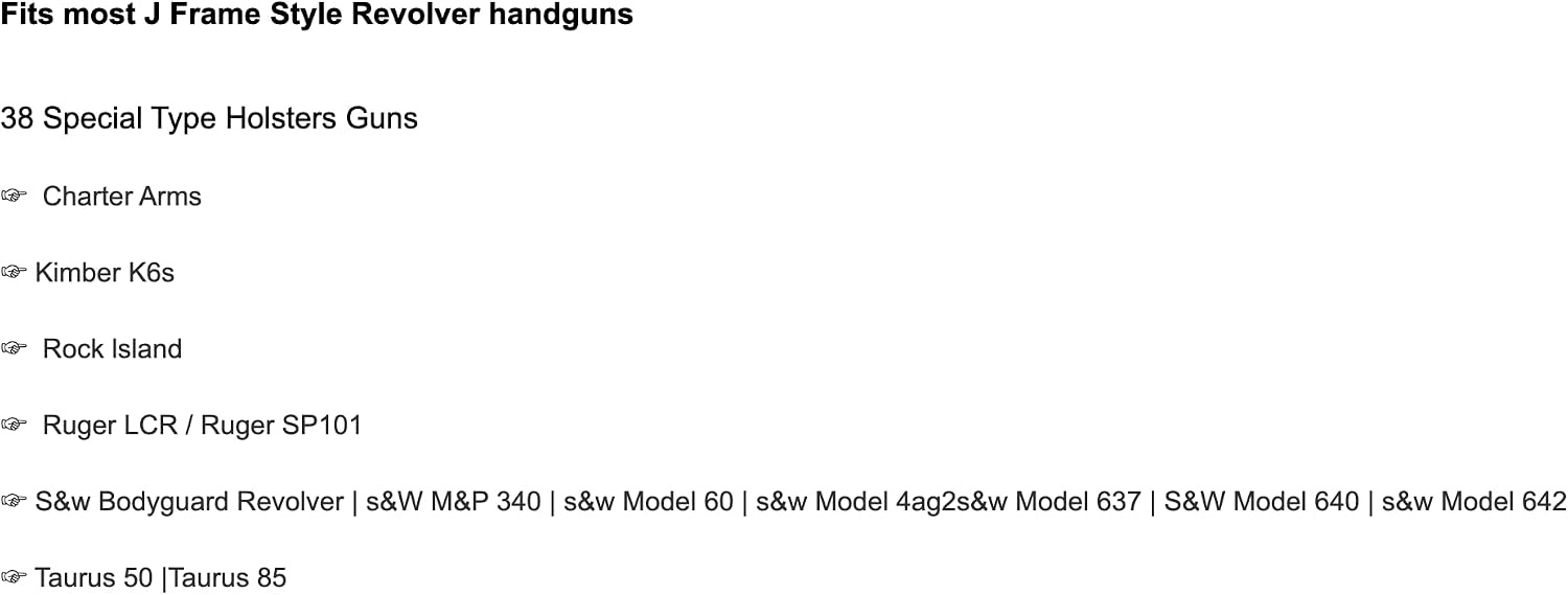 Leren IWB Holster voor J Frame Revolvers - Handgemaakt Bruin - 76% Korting