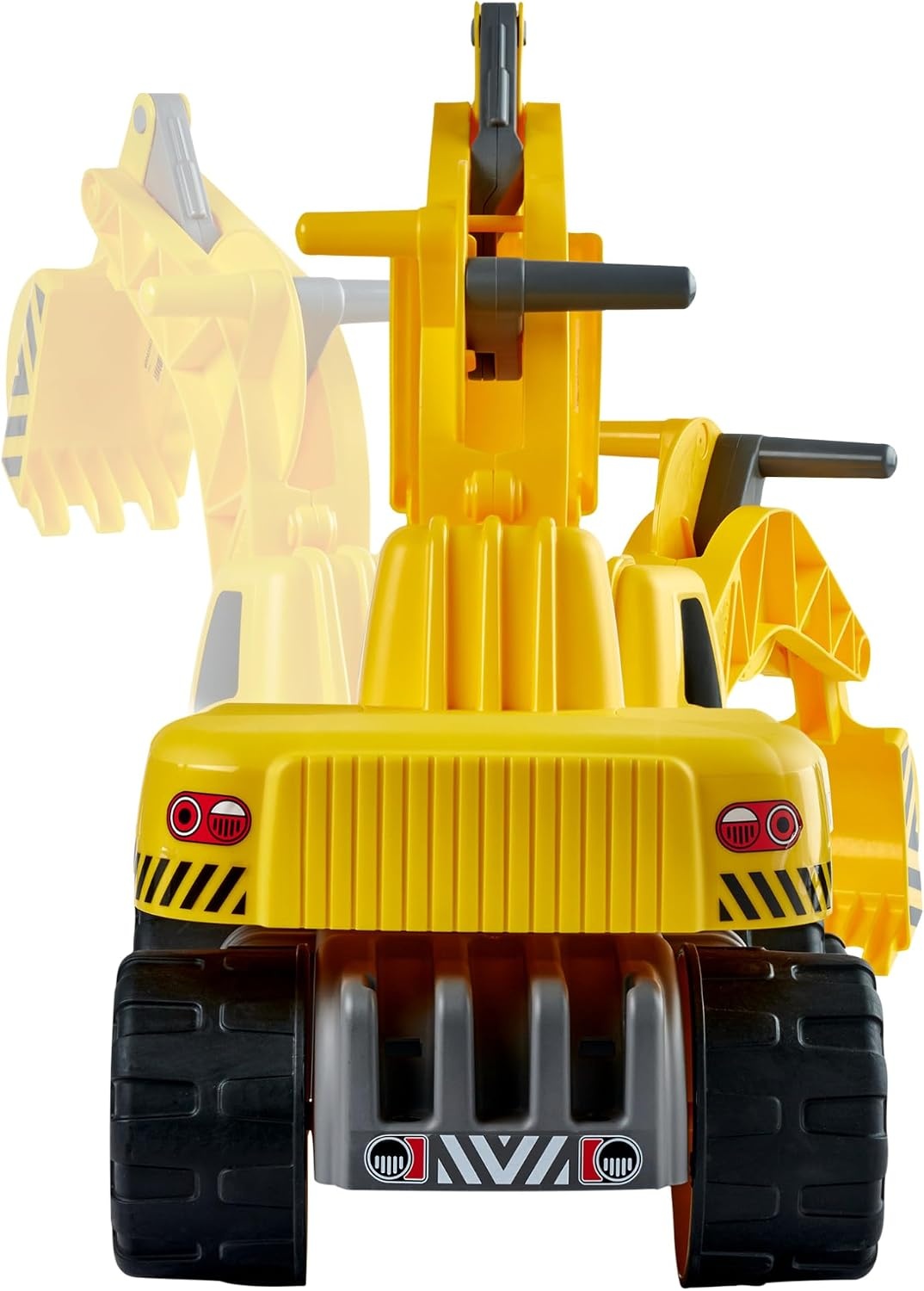 BIG Power Worker Maxi Graafmachine - Gele speelgoed graafmachine met 360° draaibare zitting