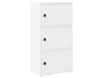 vidaXL Boekenkast 40x24x77 cm bewerkt hout wit