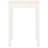 Eettafel Massief Grenenhout 55x55x75 cm Wit - 34% Korting