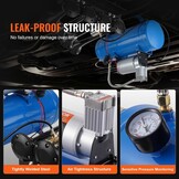 VEVOR Zughorn Air Compressor with Tank, 6 Litres, 12 V Air Compressor Set, 90-120 PSI Working Pressure, Integrated Air Compressor System for Train Air Horn, Inflating Tyres, Trucks, SUVs etc