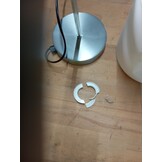 vidaXL Tafellampen 2 st met aanraakknop E14 wit