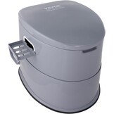 VEVOR Campingtoilet met toiletpapier- en mobiele telefoonhouder, draagbaar campingtoilet, 500 x 467 x 400 mm, reistoilet, noodtoilet, witte toiletten, 136,1 kg, draagvermogen, campertoilet, 5 liter | Voor autoritten en caravans, met telefoonplank, toiletp