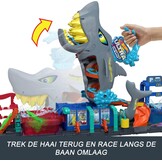 Hot Wheels City Ultra Shark wasstraat met Color Reveal-auto