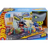 Hot Wheels City Ultra Shark wasstraat met Color Reveal-auto