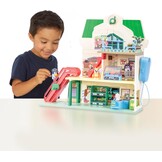 Bluey Supermarkt Speelset - Speelgoed van Bluey voor Kinderen - Inclusief geluiden - Inclusief figuurtjes - Roltrap werkt - Telefoontje - Meerdere accessoires