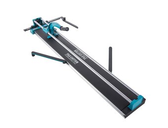 VEVOR Handtegelsnijder, 120 cm, professionele tegelsnijder met dubbele stalen geleiding en 2 antislip voeten, ergonomische antislip handgreep, verstelbare ladder