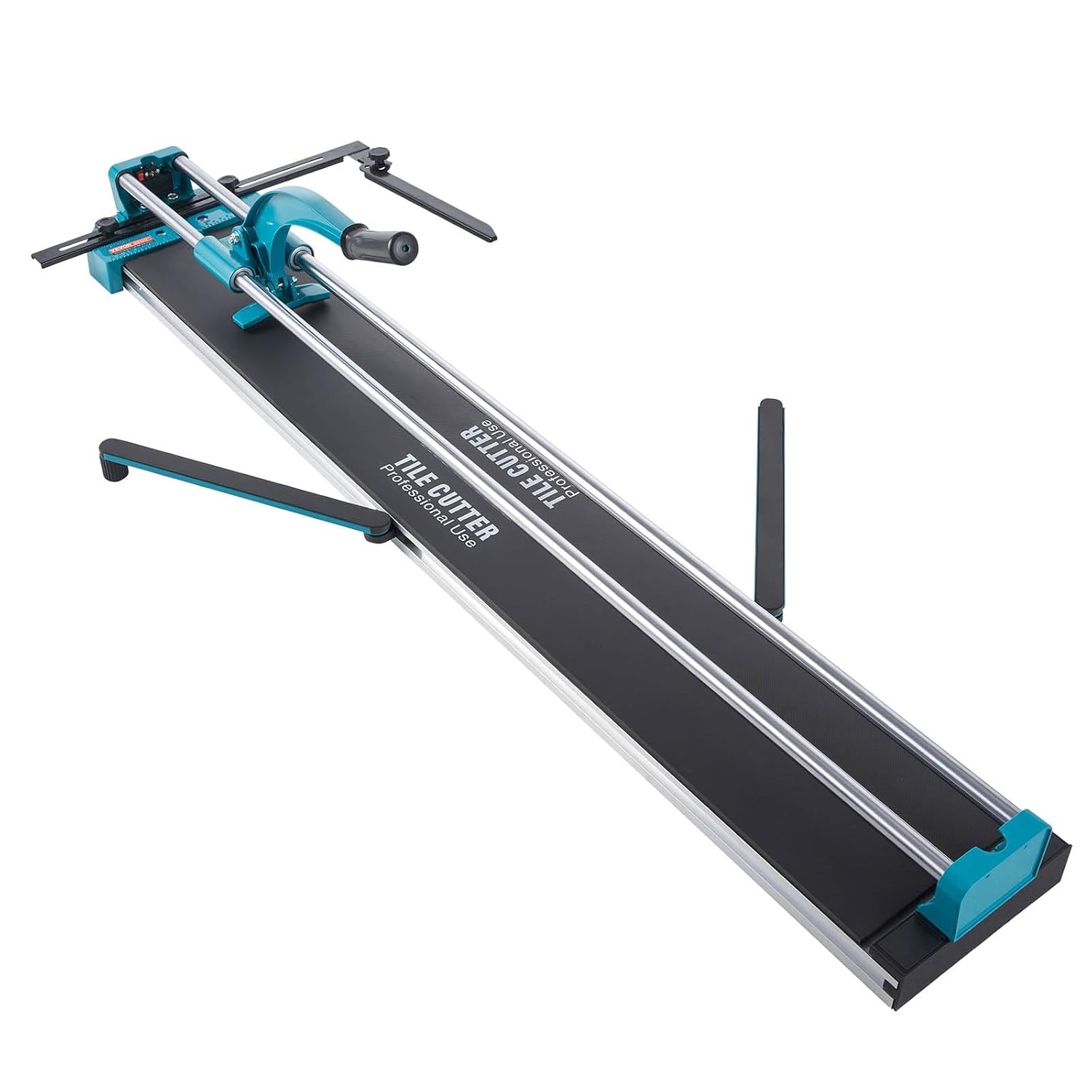 VEVOR Handtegelsnijder, 120 cm, professionele tegelsnijder met dubbele stalen geleiding en 2 antislip voeten, ergonomische antislip handgreep, verstelbare ladder