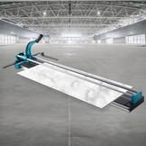 VEVOR Handtegelsnijder, 120 cm, professionele tegelsnijder met dubbele stalen geleiding en 2 antislip voeten, ergonomische antislip handgreep, verstelbare ladder