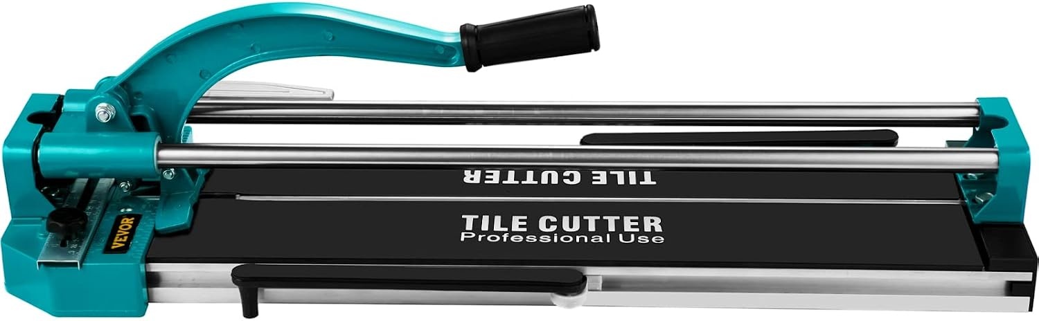 Vevor 24 inch/600 mm tegelsnijder dubbele rails en beugels handmatige tegelsnijder 4504" dop met nauwkeurige laser handmatige tegelsnijgereedschappen voor precisiesnijden (61 cm) - Amazon.com
