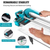 Vevor 24 inch/600 mm tegelsnijder dubbele rails en beugels handmatige tegelsnijder 4504" dop met nauwkeurige laser handmatige tegelsnijgereedschappen voor precisiesnijden (61 cm) - Amazon.com