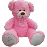 Grote Roze Knuffelbeer 160cm met "I Love You" Hart - 24% Korting