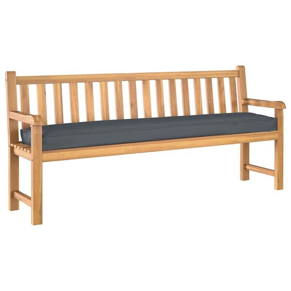 vidaXL Palletkussen Oxford Stof Antraciet 180x40x8 cm - 34% Korting