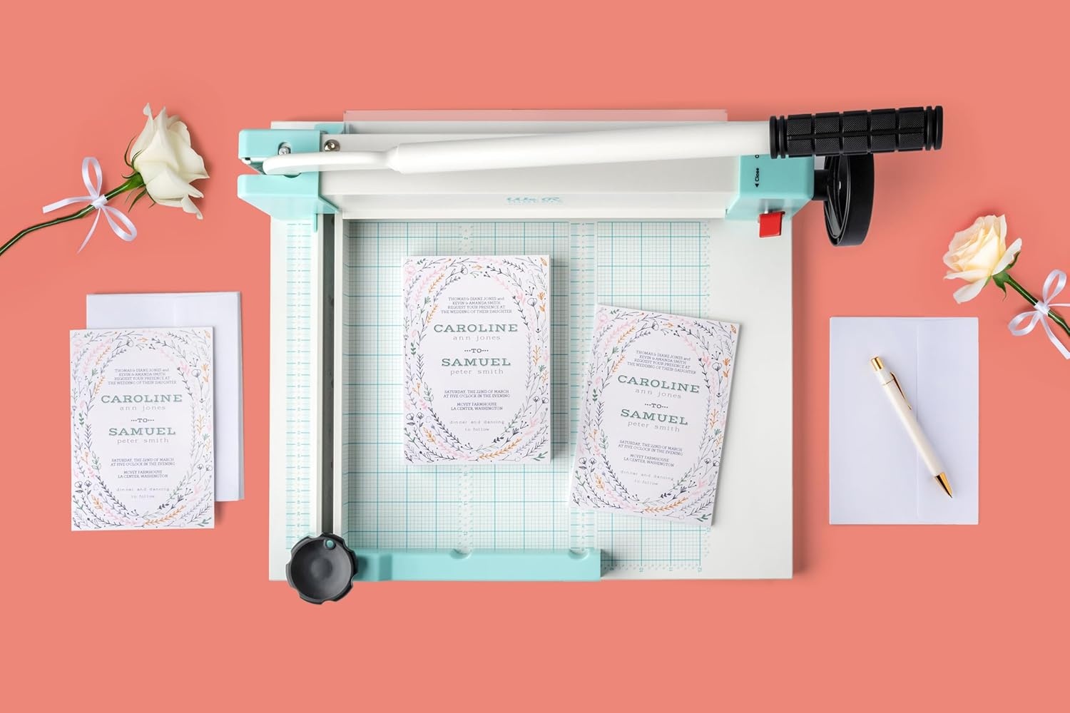 We R Makers Cinch Stack Cutter - Guillotine Papiersnijder voor Papier van 31,75 cm x 2,5 cm - voor Boekbinden, Scrapbooking, Kaarten Maken & DIY