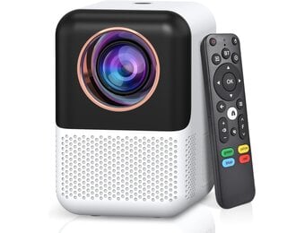 COMAOGO X10 Mini Smart Beamer - Full HD 1080p, WiFi, Bluetooth, Netflix & Android 10.0 - Zwart